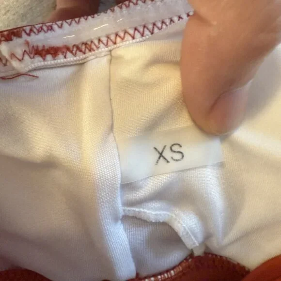 Cupshe Women’s 2 Piece High-Waisted Faith Contrast Color Bandeau Bikini Size XS - Picture 5 of 5